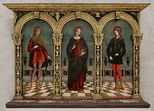 I santi Cecilia, Tiburzio e Valeriano, , Antonio Badile II
