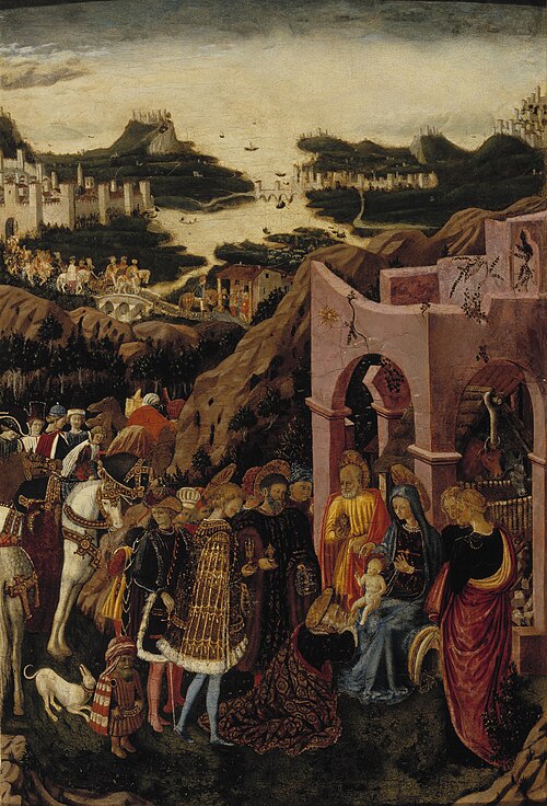 L'Adoration des mages, 1440, Giovanni Boccati