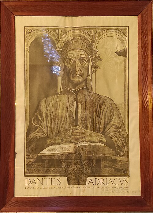 Dantes Adriacus, 1920, Adolfo de Carolis