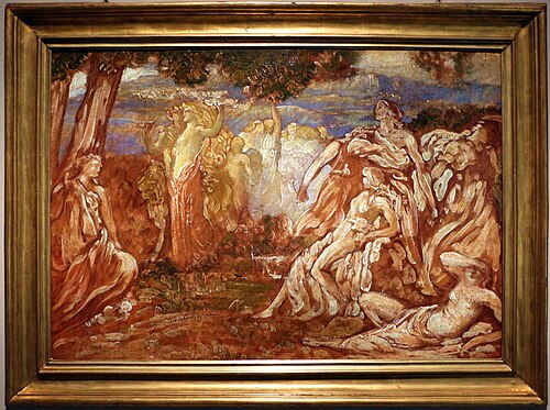 Venus and Adonis, 1903, Adolfo de Carolis