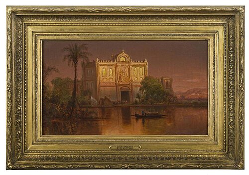 Street View in Guayaquil, Ecuador, 1859, Louis Rémy Mignot