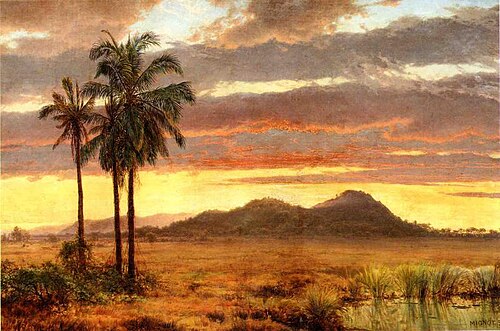 Paysage tropical, 1858, Louis Rémy Mignot