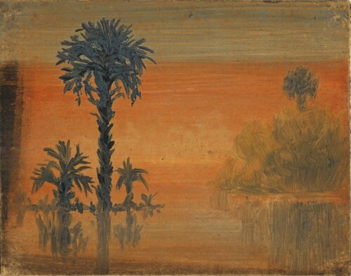 Oil Sketch of Florida, 1870, George Frankenstein