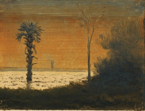 Oil Sketch of Florida, 1870, George Frankenstein