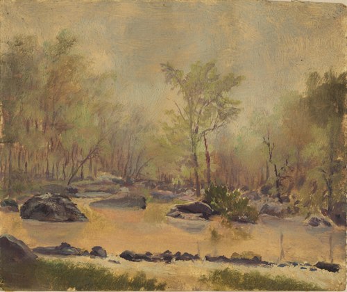 Oil Sketch, 1870, George Frankenstein