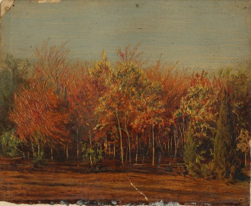 Oil Sketch, 1870, George Frankenstein