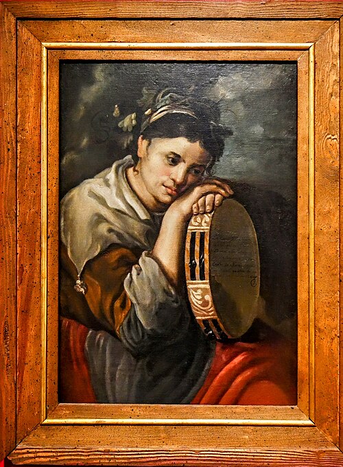 La mujer del pandero, 1793, María Guadalupe de Moncada y Berrio