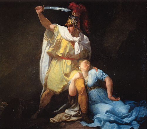 Rhadamistus killing Zenobia, 1803, Luigi Sabatelli