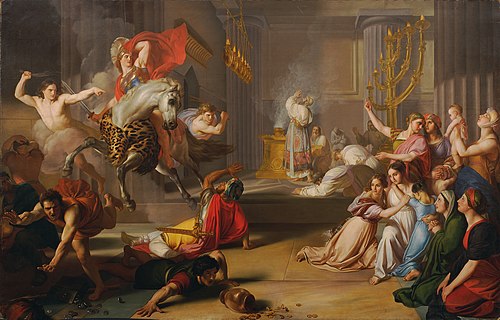 Die Vetreibung Heliodors aus dem Tempel, , Luigi Sabatelli