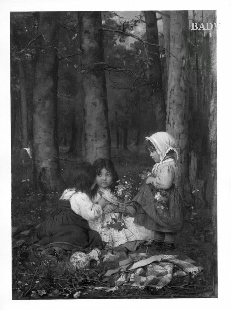 Kinder im Walde, 1886, Adolf Echter