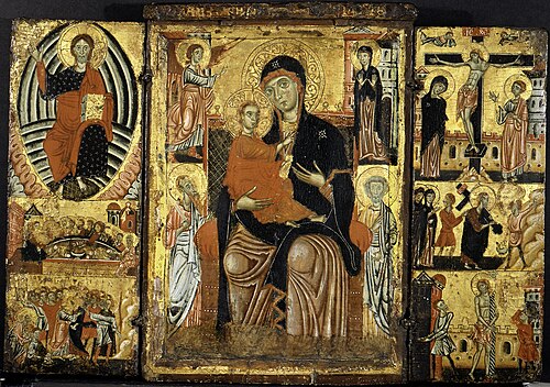 Madonna and Child Enthroned, 1300, Master of the Magdalen