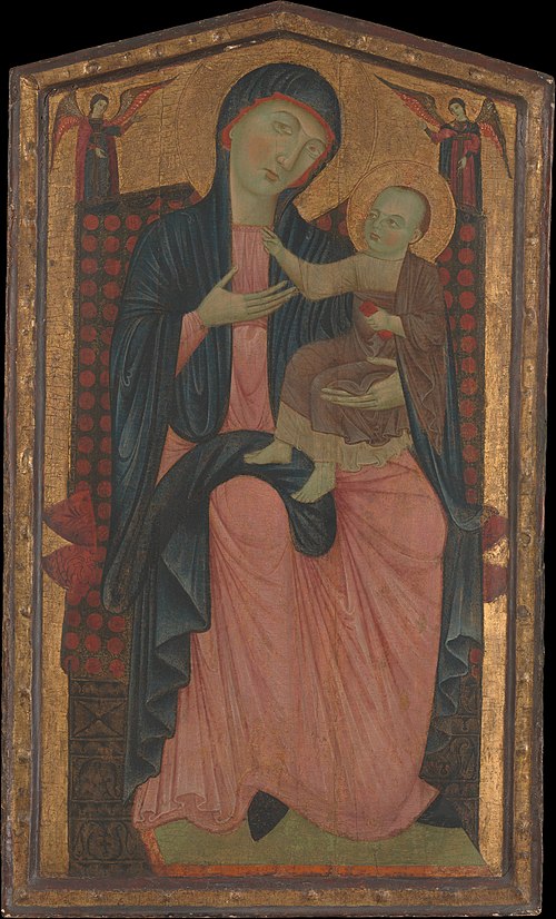 Madonna and Child Enthroned, 1300, Master of the Magdalen