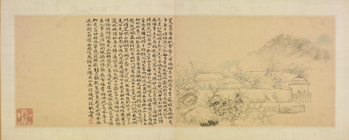 黄易访古纪游图册·第三开, , Huang Yi