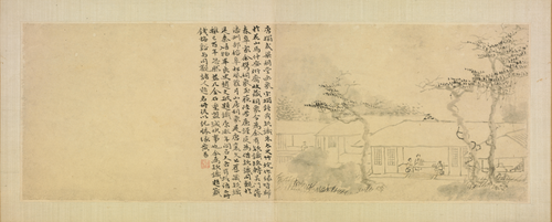 黄易访古纪游图册·第八开, , Huang Yi