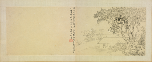 黄易访古纪游图册·第九开, , Huang Yi