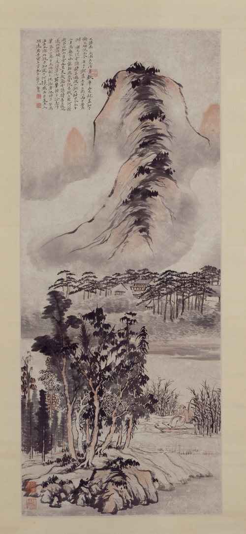 黎简山水轴, , Li Jian