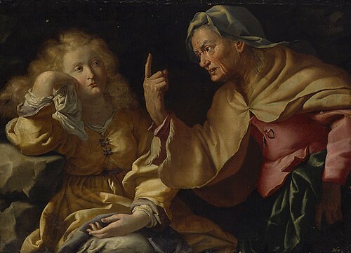 Martha tadelt ihre eitle Schwester Maria Magdalena, 1641, Francesco Incarnatini