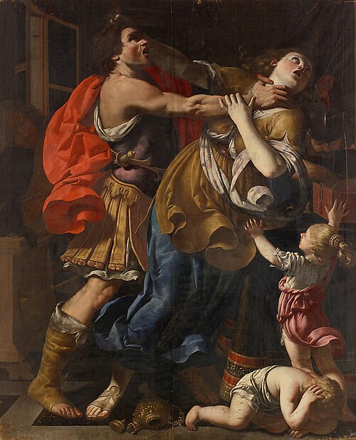 Predatory attack, 1642, Francesco Incarnatini