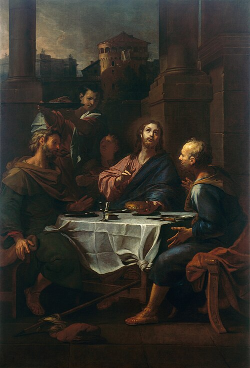Le souper d'Emmaüs, 1718, Claude-Guy Hallé