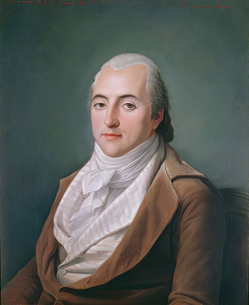 Portrait de Claude-Henri de Rouvroy, comte de Saint-Simon, 1848, Hippolyte Ravergie