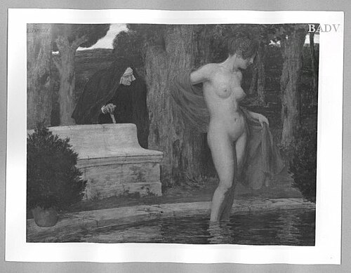 Badende, 1901, Ludwig von Zumbusch