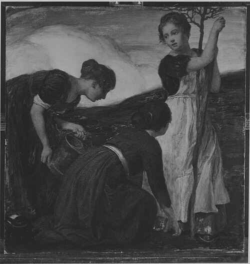 Die Gärtnerinnen, 1902, Ludwig von Zumbusch