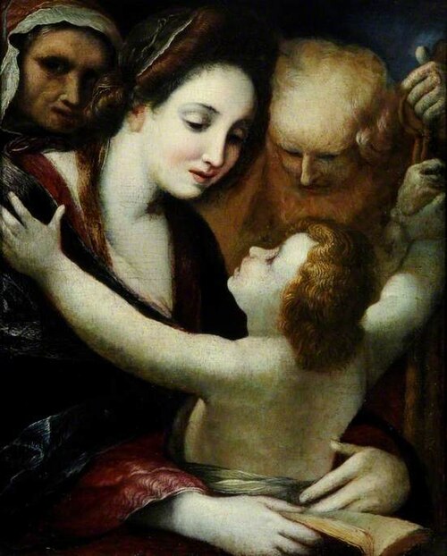 Holy Family, 1620, Giulio Cesare Procaccini