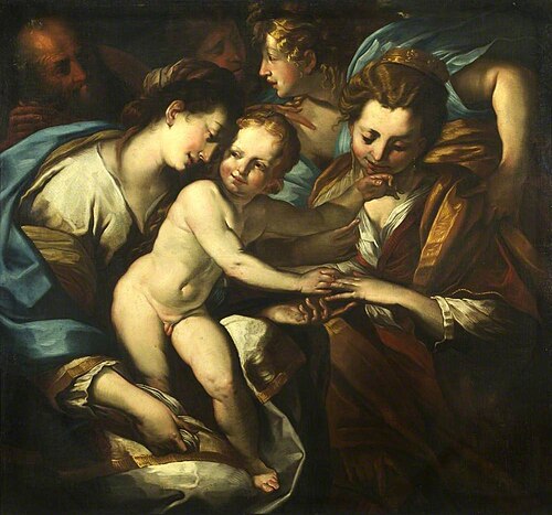 The Mystic Marriage of Saint Catherine, , Giulio Cesare Procaccini