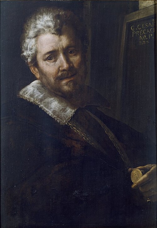 Self-portrait of Giulio Cesare Procaccini, 1624, Giulio Cesare Procaccini