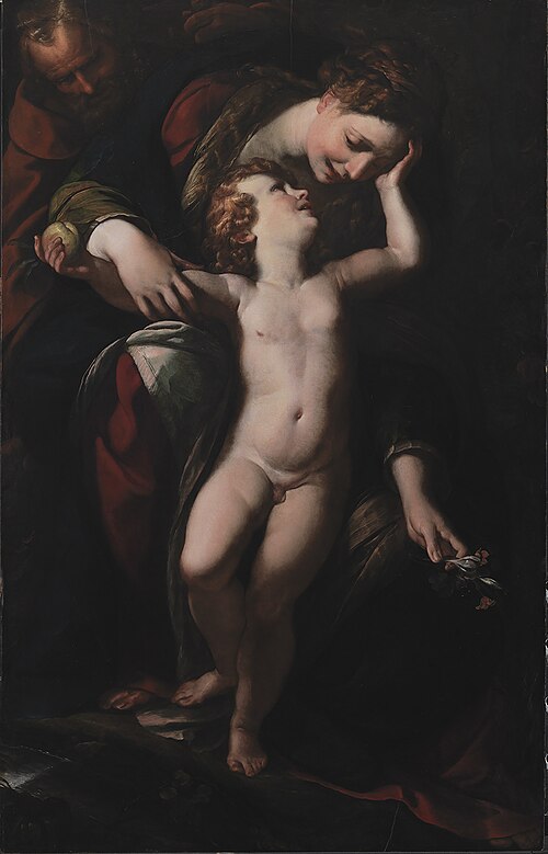 The Holy Family. The Rest on the Flight into Egypt, 1614, Giulio Cesare Procaccini