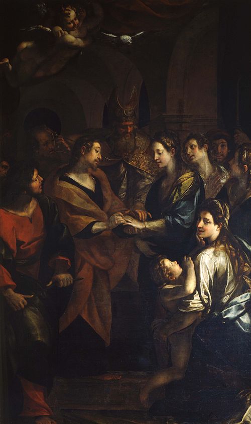 聖母瑪利亞的婚禮, 1617, Giulio Cesare Procaccini