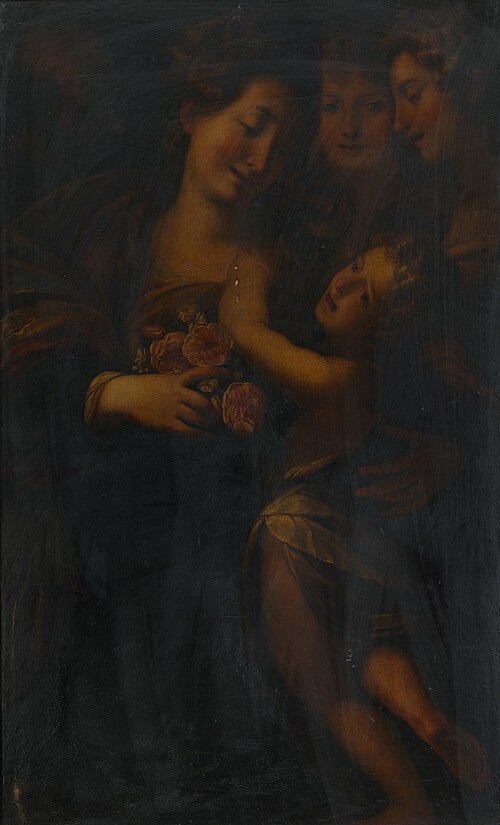 The Holy Family with Angels, 1610, Giulio Cesare Procaccini
