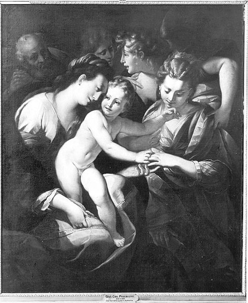 Die Vermählung der hl. Katharina, 1587, Giulio Cesare Procaccini