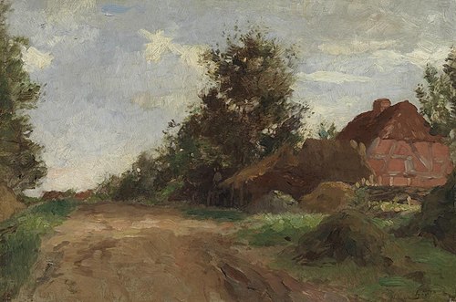 Bauerngehöft in Niedersachsen, 1892, Thomas Herbst