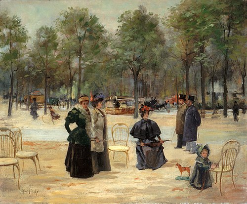 Aux Champs-Élysées, 1895, Louis Abel-Truchet