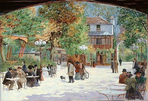 Au Chalet du Château de Madrid, au Bois de Boulogne, 1895, Louis Abel-Truchet