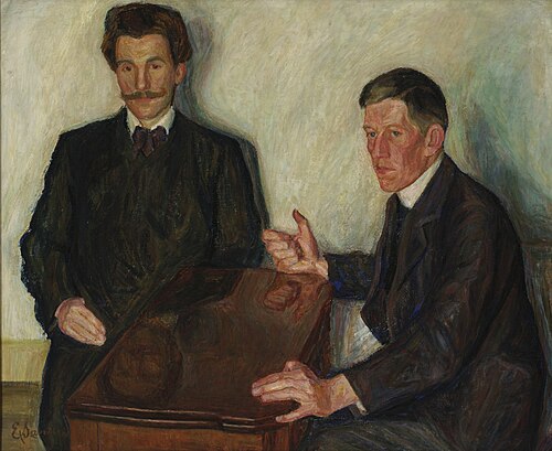 Henrik Sørensen and Birger Simonsson, 1905, Einar Sandberg