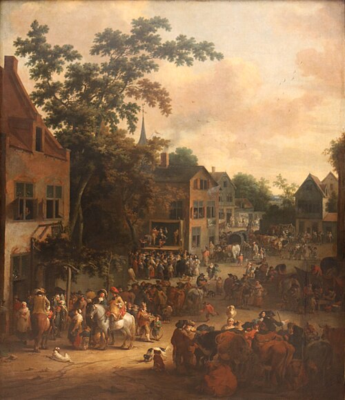La foire au village, 1676, Pieter Bout