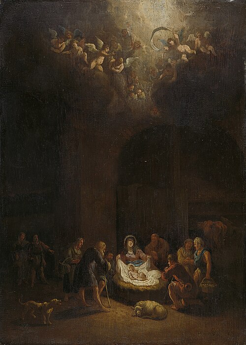 The adoration of the shepherds, 1693, Pieter Bout