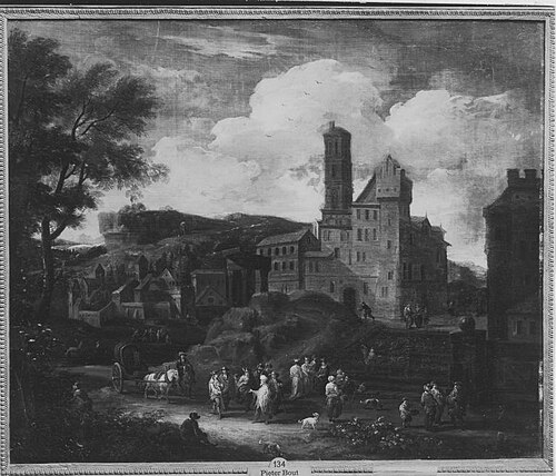 Landschaft italienischen Charakters, 1688, Pieter Bout