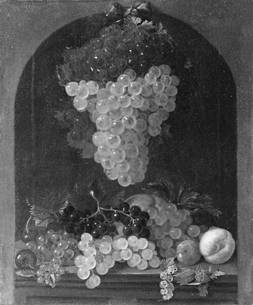 Stilleben mit Trauben, , Andreas Sprecher von Bernegg