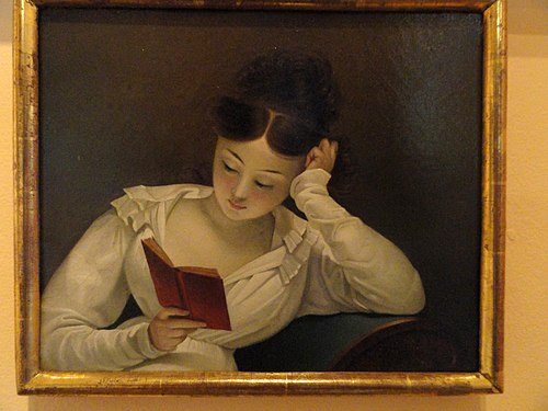 A Girl Reading, 1830, Berndt Godenhjelm