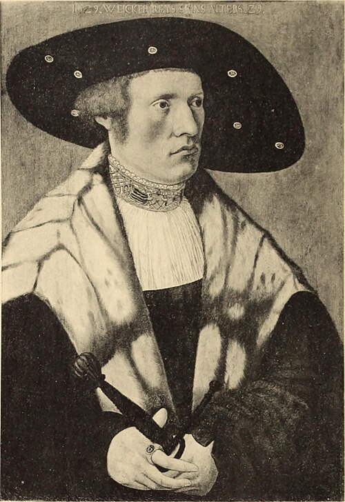 Portrait of Weicker Reys, 1520, Conrad Faber von Creuznach