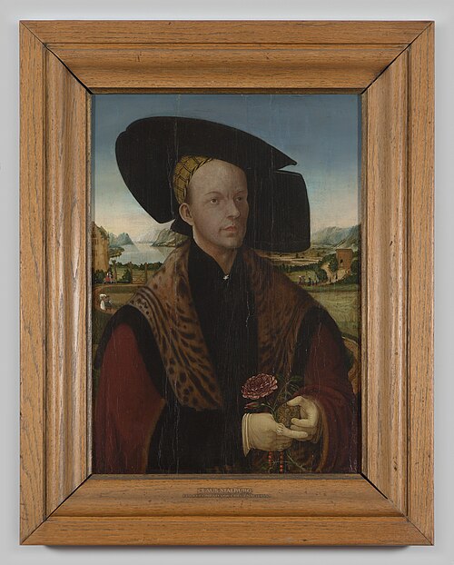 Portret "Claus Stalburg de Rijke" olieverf op hout door Conrad Faber von Creuznach, ca, 1526, 1526, Conrad Faber von Creuznach