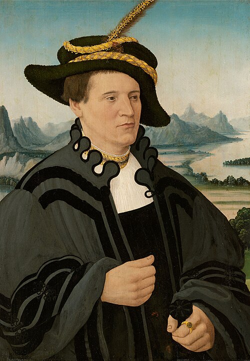 Portrait of Fridrich Rorbach, 1532, Conrad Faber von Creuznach