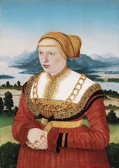 Portrait of Katherina Knoblauch (1513-1542), 1532, Conrad Faber von Creuznach