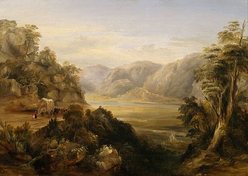 Wiseman's Ferry in 1838, 1850, Conrad Martens