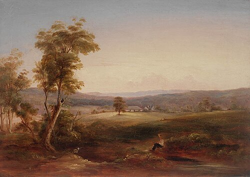 View of Arthursleigh, 1839 oil painting, 1839, Conrad Martens