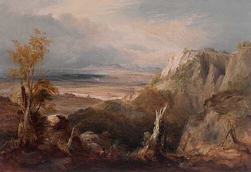 Gibraltar Rocks, Arthursleigh, New South Wales, 1839 oil painting, 1839, Conrad Martens