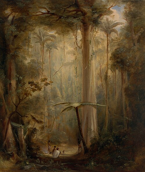 Bush scene, Brisbane Water, New South Wales 1848 oil painting, 1848, Conrad Martens